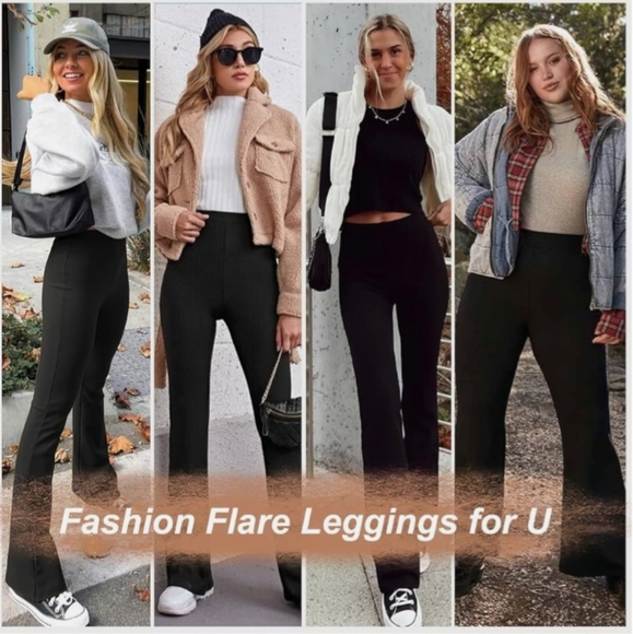 90 Degree by Reflex- FLARED Leg - Boot Cut Leggings - Picture 7 of 12